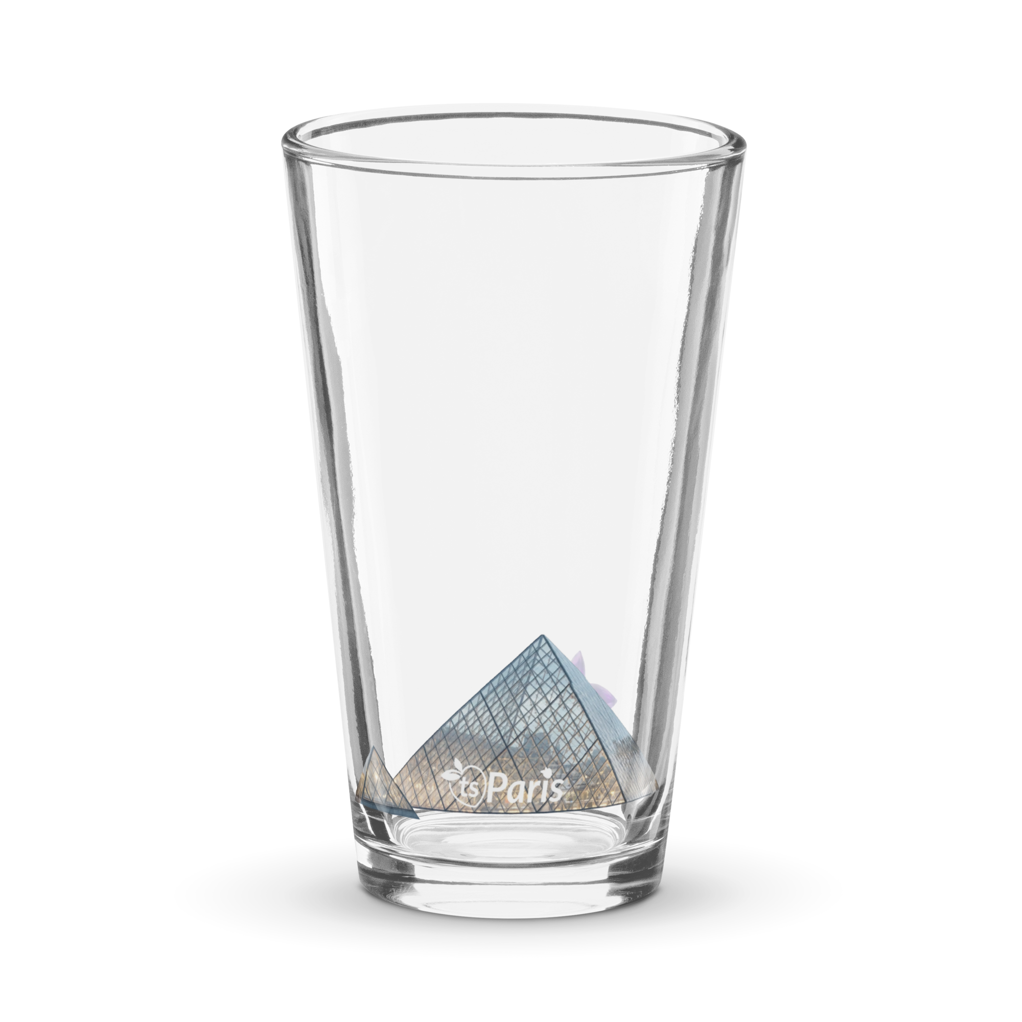 tsgabrielle® • Paris - A Pirâmide do Louvre • Copo Pintado Shaker • 16 oz