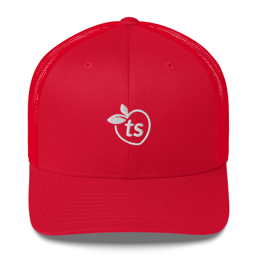 tsgabrielle® • Boné Trucker • Vermelho
