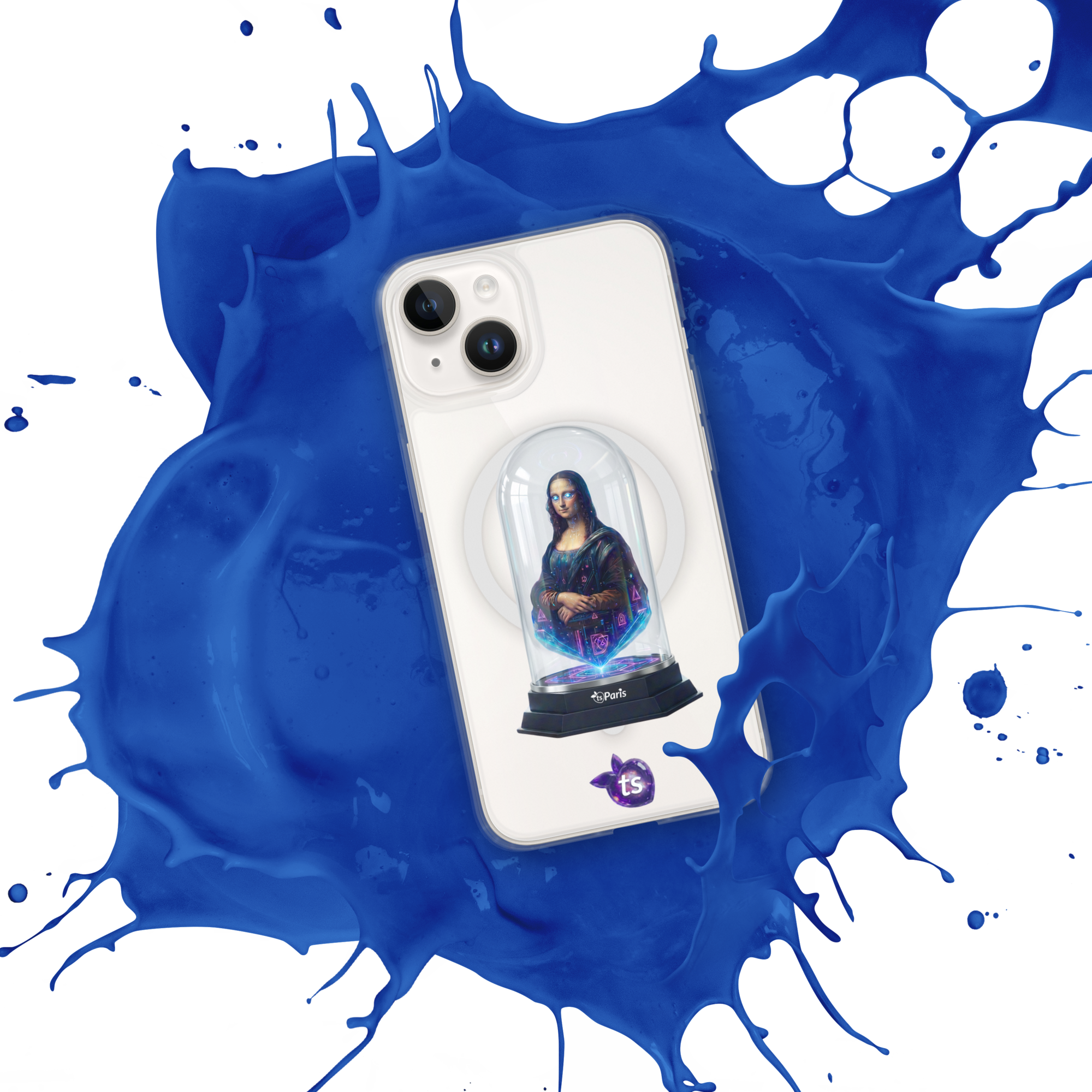 tsgabrielle® • Paris - Da Vinci • Case compativel com iPhone® • Clear • MagSafe® • modelos recentes