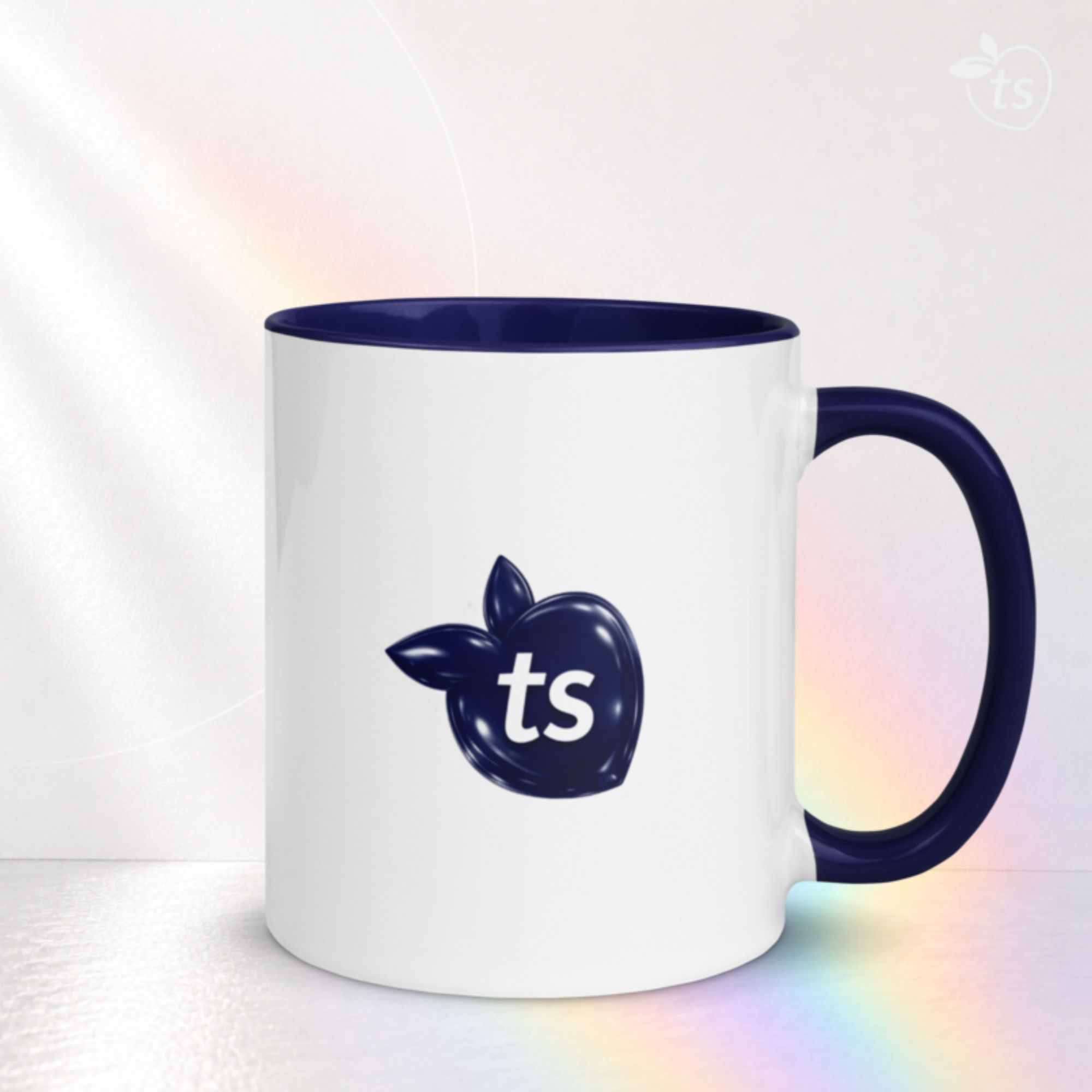 tsgabrielle® • caneca with Color Dark azul Inside • ceramica • 11 oz